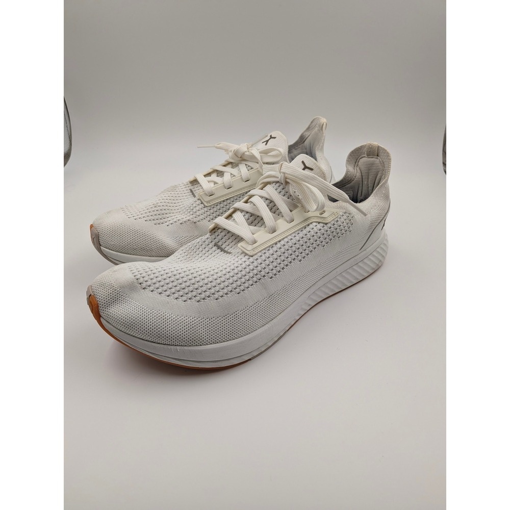 Flux Adapt Runner White Athletic Barefoot Running Shoes M 11 W 12.5 *flaws*